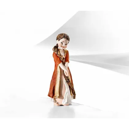 Zdjęcie Elegancka, porcelanowa figurka Roszpunki - Sibania