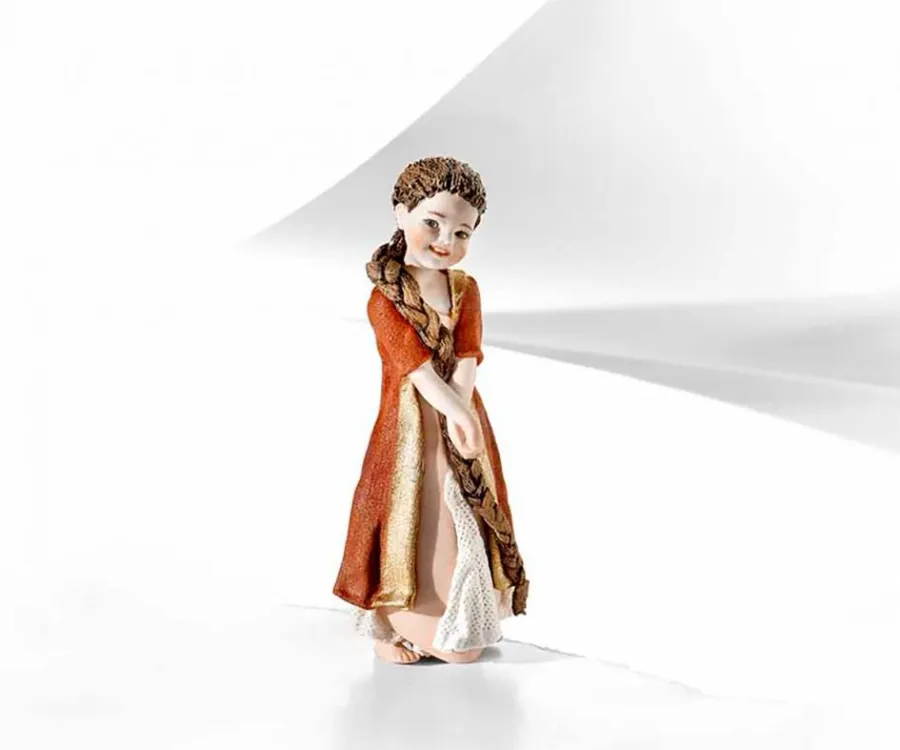 obrazek 1 Elegancka, porcelanowa figurka Roszpunki - Sibania