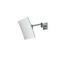 Picture Elegant wall-mounted 3× magnifying mirror with a single connected bracket - Stilhaus