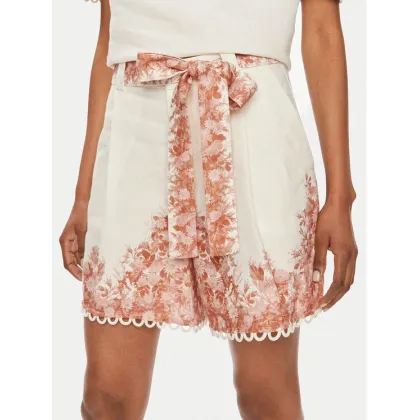 Zdjęcie TWINSET Szorty materiałowe 241TT2403 Écru Loose Fit