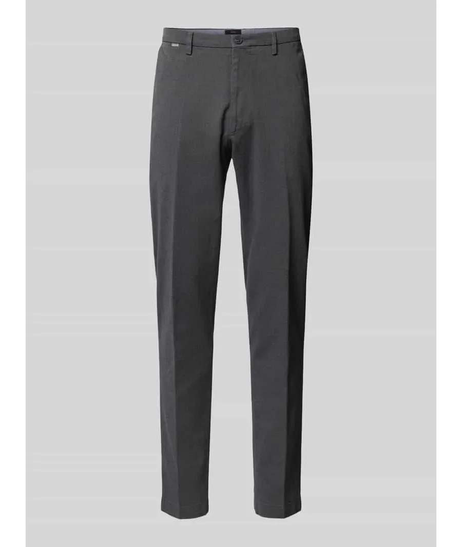 obrazek 1 Spodnie materiałowe o kroju slim fit z dodatkiem streczu model ‘CiBrody’