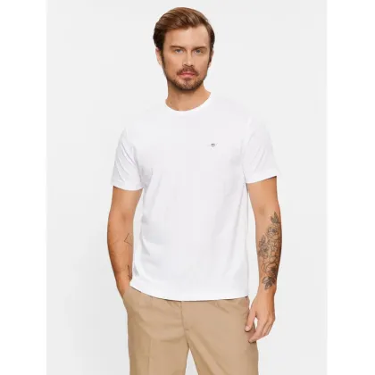 Zdjęcie Gant T-Shirt Shield 2003184 Biały Regular Fit