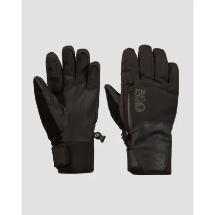 Zdjęcie Czarne Rękawice Narciarskie Męskie Picture Organic Clothing Madson 10/10