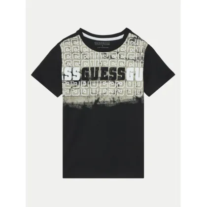 Zdjęcie Guess T-Shirt L5RI23 K8HM4 Czarny Regular Fit