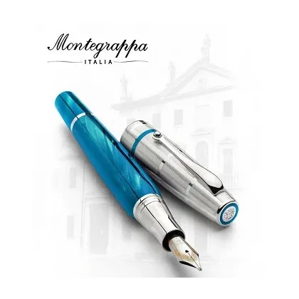 Zdjęcie Uznane Pióro Wieczne Celluloid Miya Argento Montegrappa