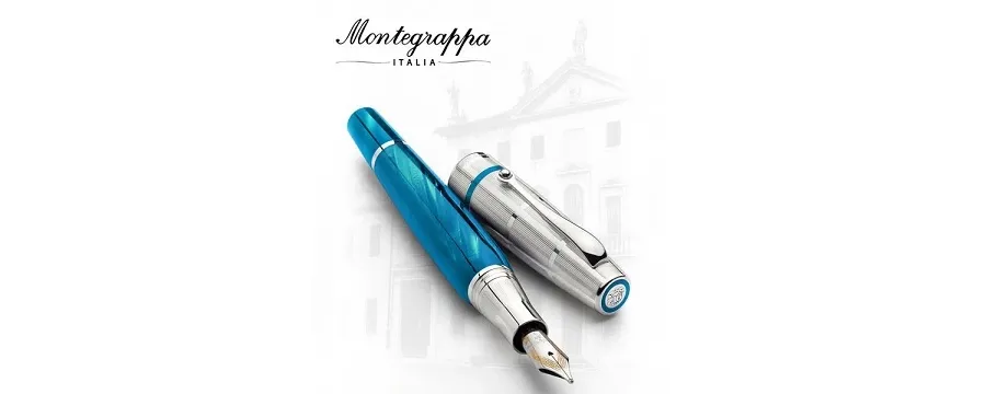 obrazek 1 Uznane Pióro Wieczne Celluloid Miya Argento Montegrappa
