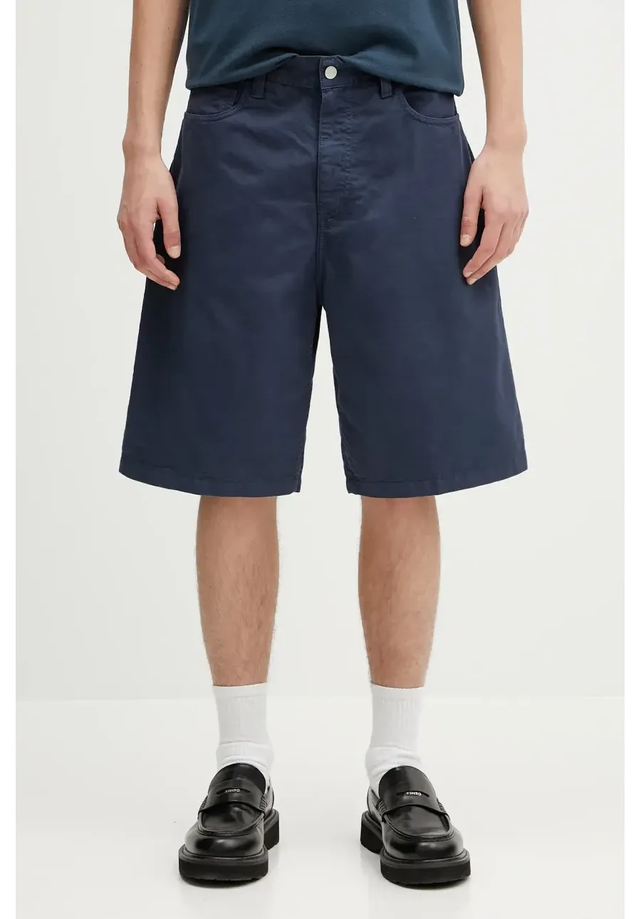 obrazek 1 Carhartt WIP szorty bawełniane Landon Short męskie kolor niebieski I034808.2OTGD