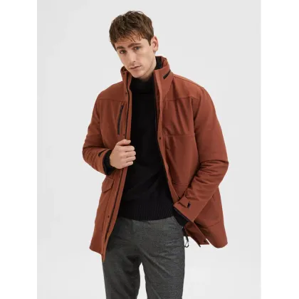Zdjęcie Selected Homme Kurtka przejściowa Cam Teh 16086145 Brązowy Regular Fit