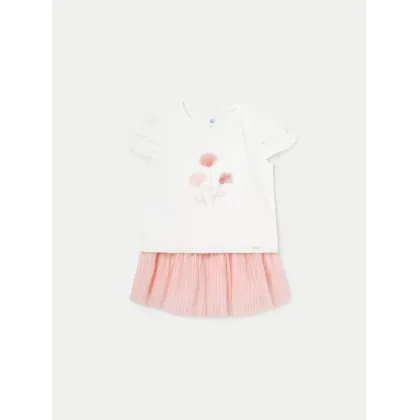 Zdjęcie Mayoral Komplet t-shirt i spódniczka 1932 Różowy Regular Fit