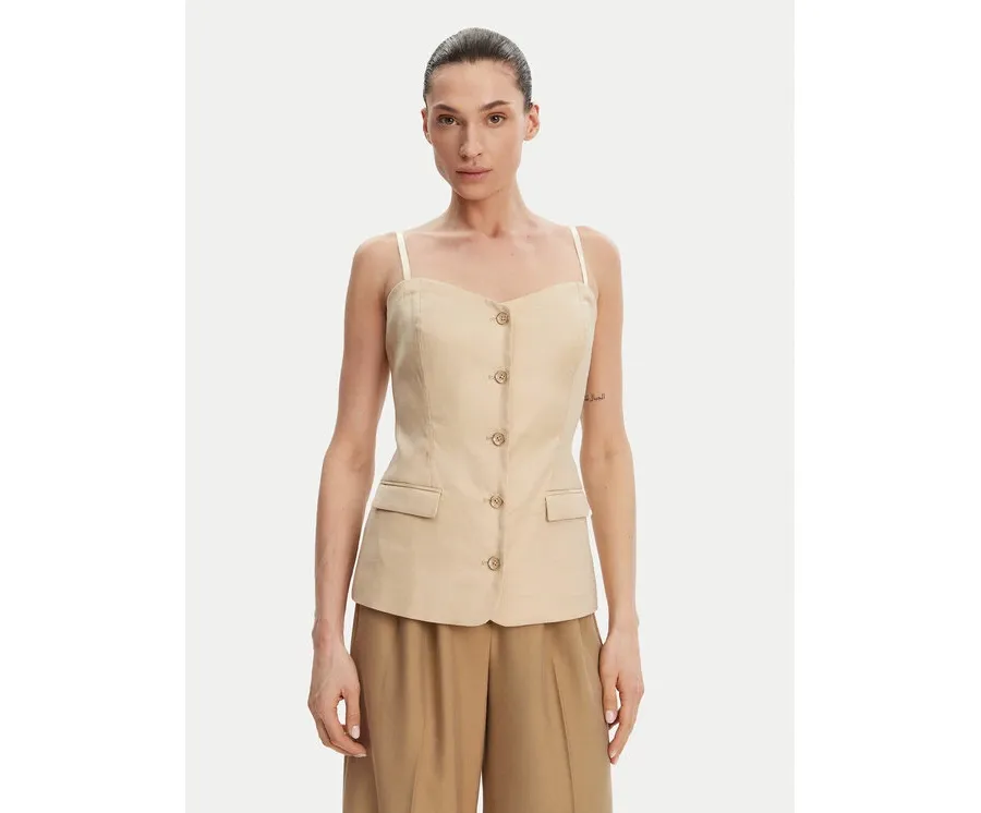 obrazek 1 Guess Top W5GH0L WH5L2 Beżowy Regular Fit