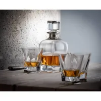Zdjęcie Niezwykły zestaw dla miłośnika whisky - karafka + 4 szklanki