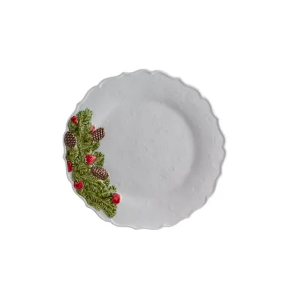 Zdjęcie Girlanda świąteczna - talerz obiadowy 29,5 cm - Bordallo Pinheiro