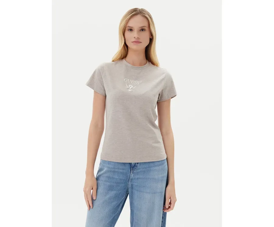 obrazek 1 Guess T-Shirt V4YI21 KCDH1 Szary Slim Fit