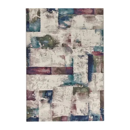 Picture A modern Laguna carpet with a geometric pattern