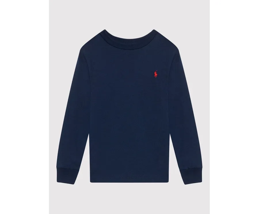 obrazek 1 Polo Ralph Lauren Bluzka Ls Cn 322843804002 Granatowy Regular Fit