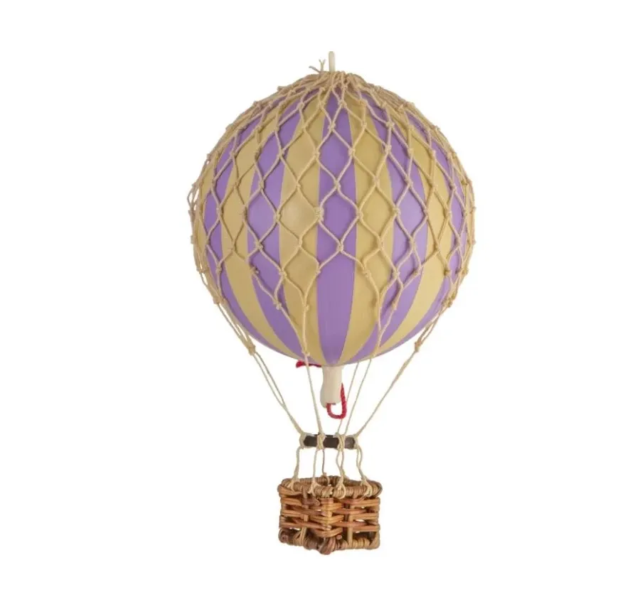 obrazek 4 Cudowny balon dekoracyjny w lawendowe paski