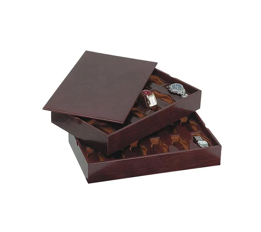 picture 1 Unusual box for 24 watches - double layer- Absolute Breton