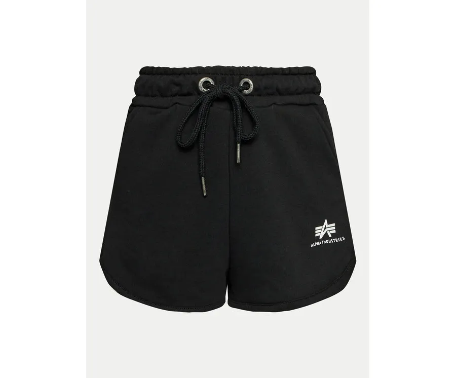obrazek 1 Alpha Industries Szorty sportowe Basic 116054 Czarny Regular Fit