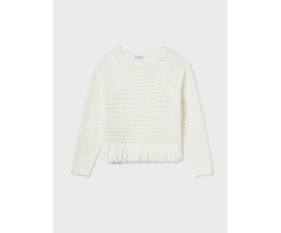 obrazek 1 Mayoral Sweter 6330 Écru