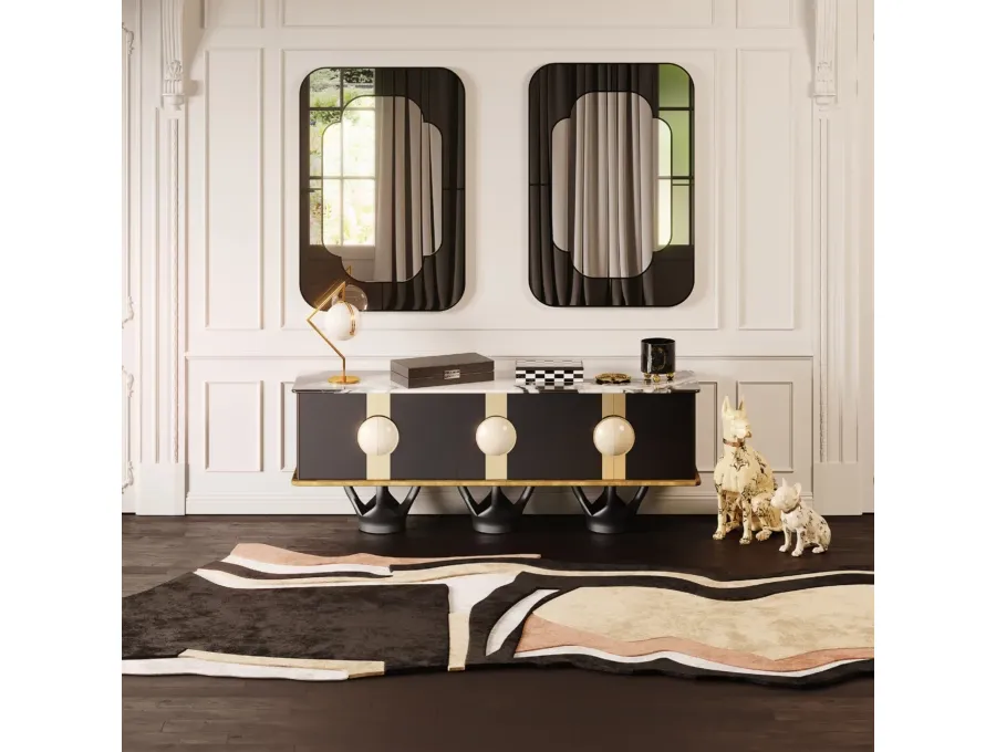 obrazek 2 Piękne designerskie lustro w stylu modernistycznym
