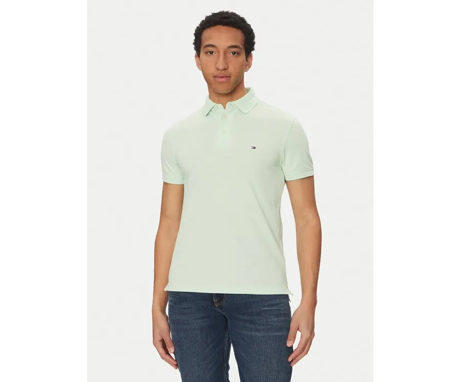 obrazek 1 Tommy Hilfiger Polo 1985 MW0MW17771 Zielony Slim Fit