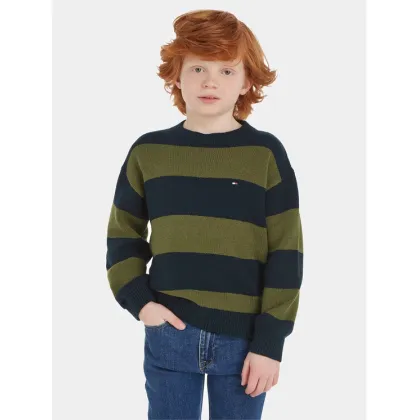 Zdjęcie Tommy Hilfiger Sweter KB0KB08515 Zielony Regular Fit