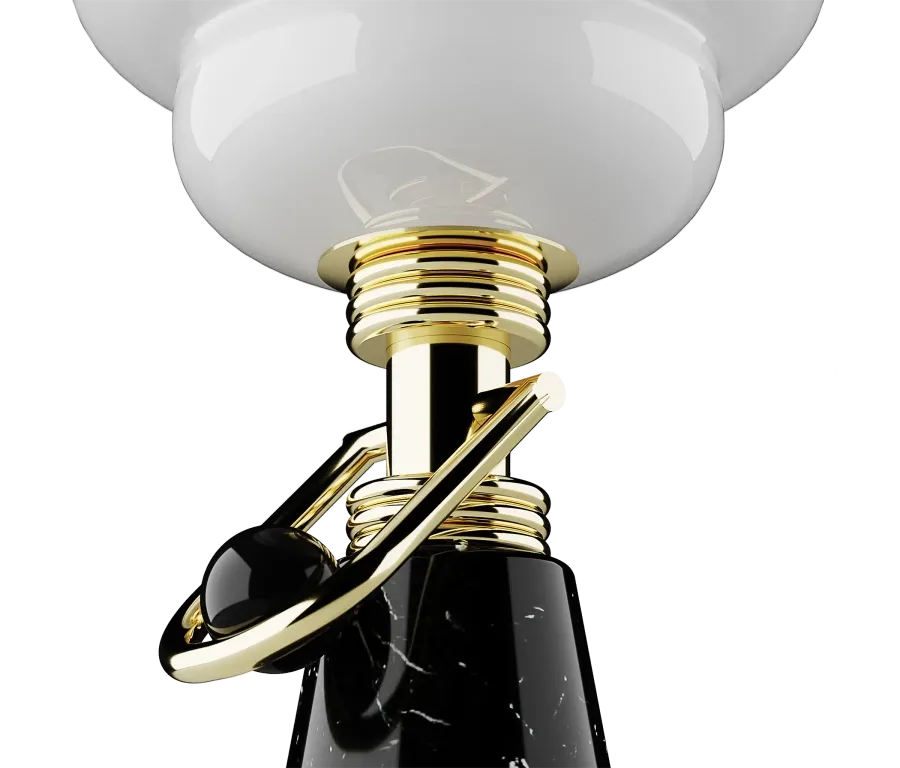 obrazek 3 Wyjątkowa lampa stołowa do luksusowego pomieszczenia