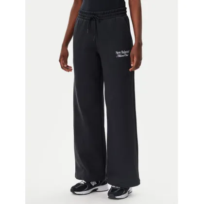Zdjęcie New Balance Spodnie dresowe WP51954 Czarny Wide Leg