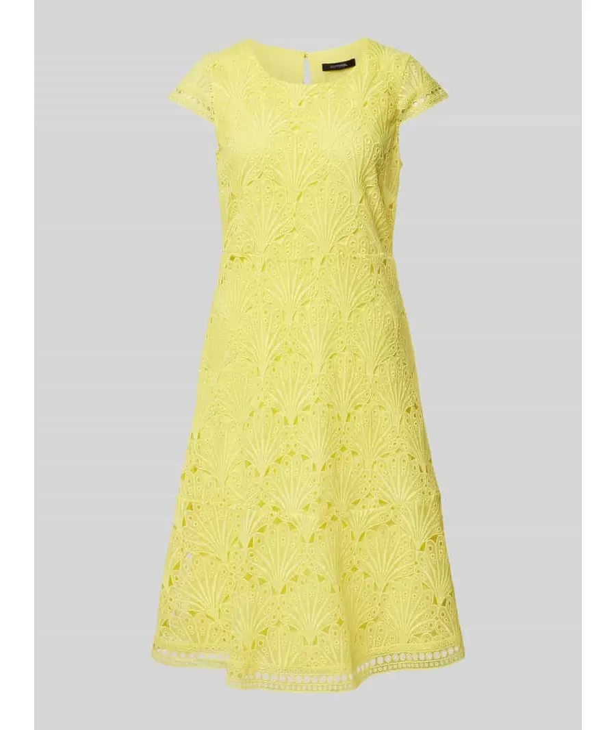 obrazek 1 Sukienka o długości do kolan z koronką szydełkową