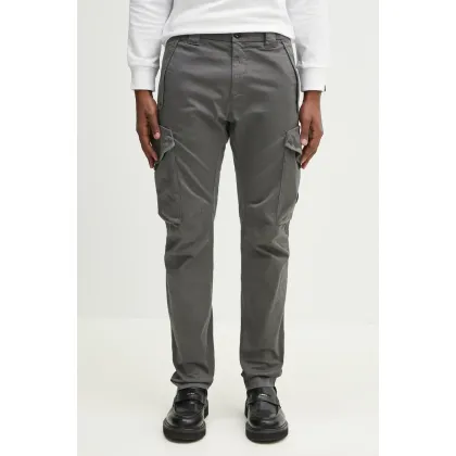 Zdjęcie C.P. Company spodnie męskie kolor szary proste 18CMPA058A005694G.