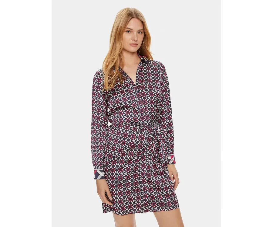 obrazek 1 Guess Sukienka koszulowa Alya W4YK35 WF1T2 Kolorowy Regular Fit