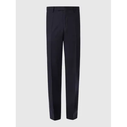 Zdjęcie Spodnie do garnituru o kroju slim fit z żywej wełny model ‘Massa’
