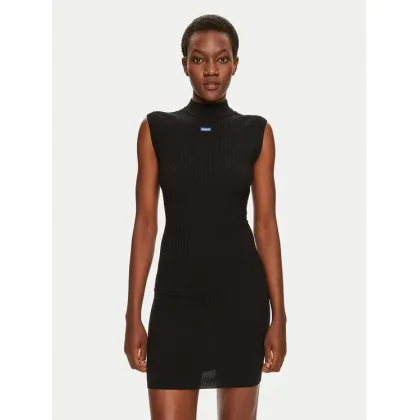 Zdjęcie HUGO Sukienka dzianinowa Scooler 50518301 Czarny Slim Fit