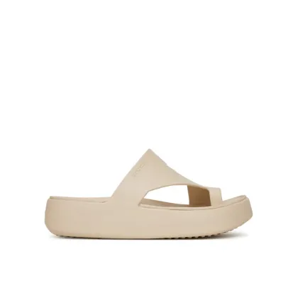 Zdjęcie Crocs Japonki Getaway Platform Toe Loop 210834 Beżowy