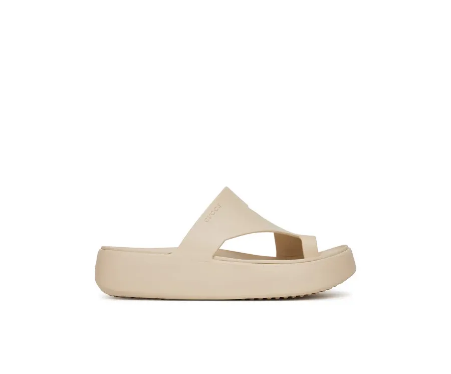 obrazek 1 Crocs Japonki Getaway Platform Toe Loop 210834 Beżowy