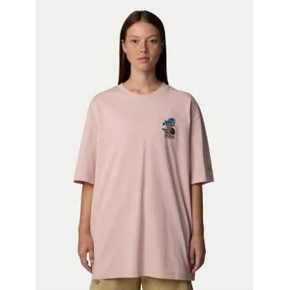 Zdjęcie The North Face T-Shirt Unisex Mountain Cleanup NF0A8C4D Różowy Oversize
