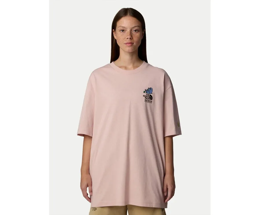obrazek 1 The North Face T-Shirt Unisex Mountain Cleanup NF0A8C4D Różowy Oversize