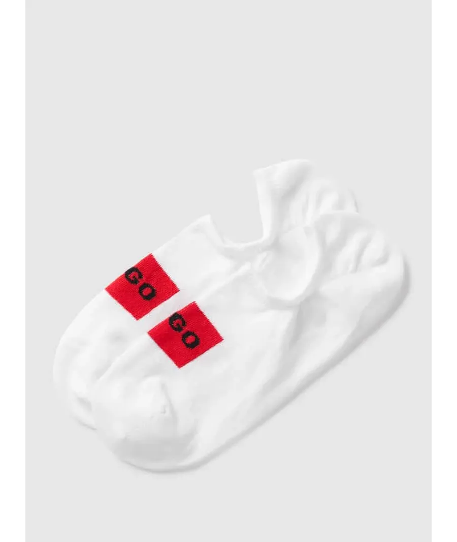 obrazek 1 Skarpetki stopki z nadrukiem z logo w zestawie 2 szt.