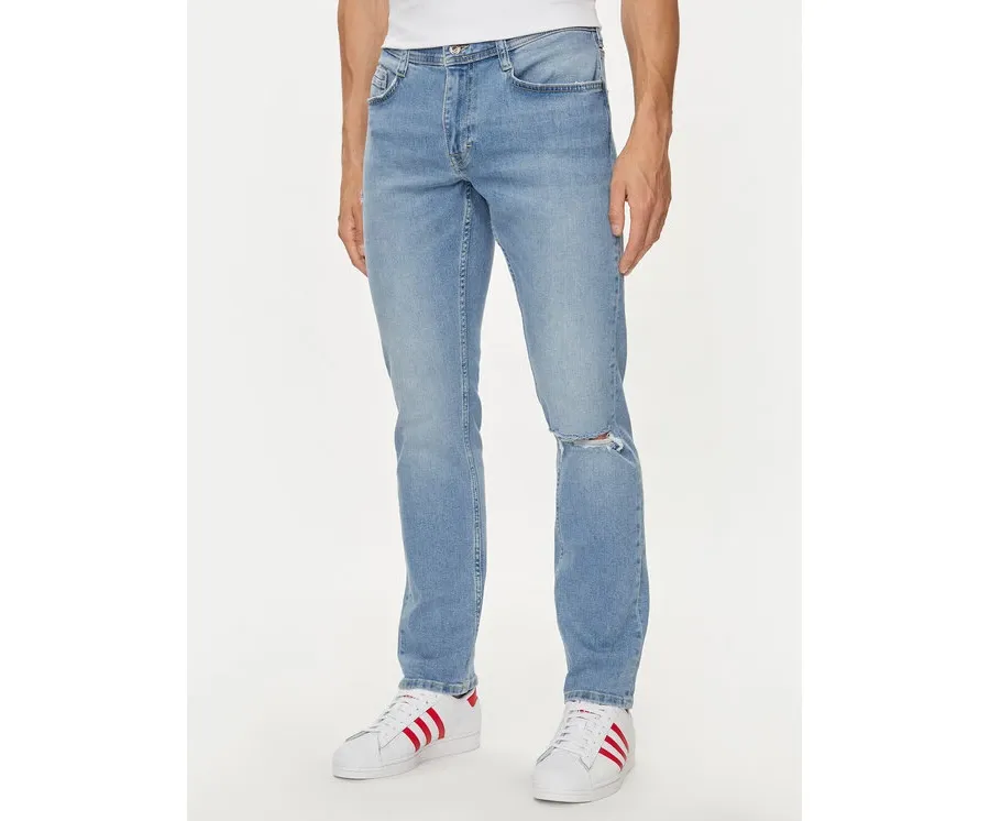 obrazek 1 Mustang Jeansy Oregon 1015125 Niebieski Slim Fit