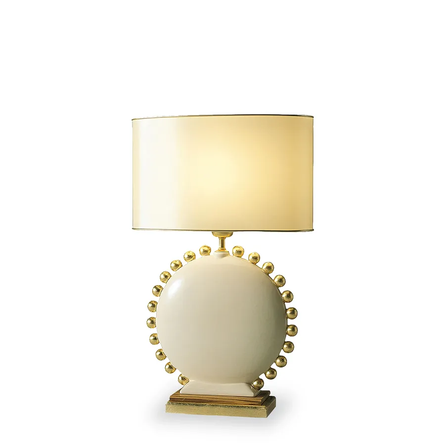 obrazek 1 Piękna mała lampa stołowa H.15xL.15xP.6 cm