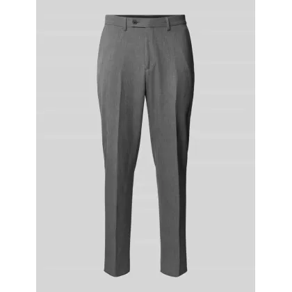 Zdjęcie Spodnie do garnituru o kroju regular fit z kantami