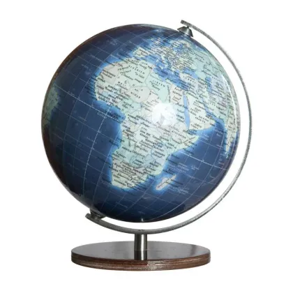 Picture Blue globe on the desk