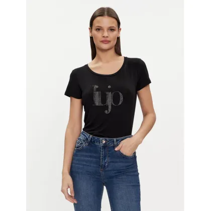 Zdjęcie Liu Jo T-Shirt VA4227 JS360 Czarny Regular Fit
