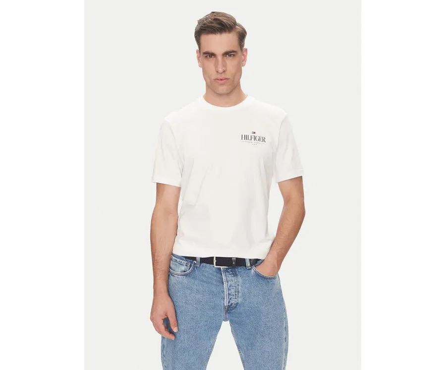 obrazek 1 Tommy Hilfiger T-Shirt Stack MW0MW39355 Biały Regular Fit