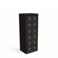 Picture Elegant tall wooden chest of drawers with two drawers