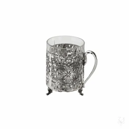 Picture Beautiful, stylish silver liqueur mug - Zaramella Argenti