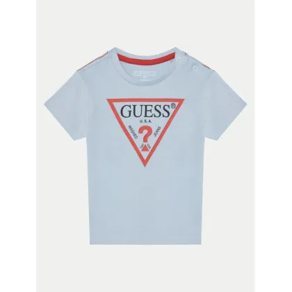 Zdjęcie Guess T-Shirt N73I55 K8HM0 Błękitny Regular Fit