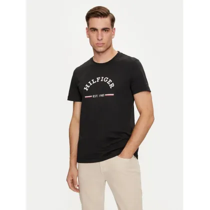 Zdjęcie Tommy Hilfiger T-Shirt Arch MW0MW35466 Czarny Slim Fit