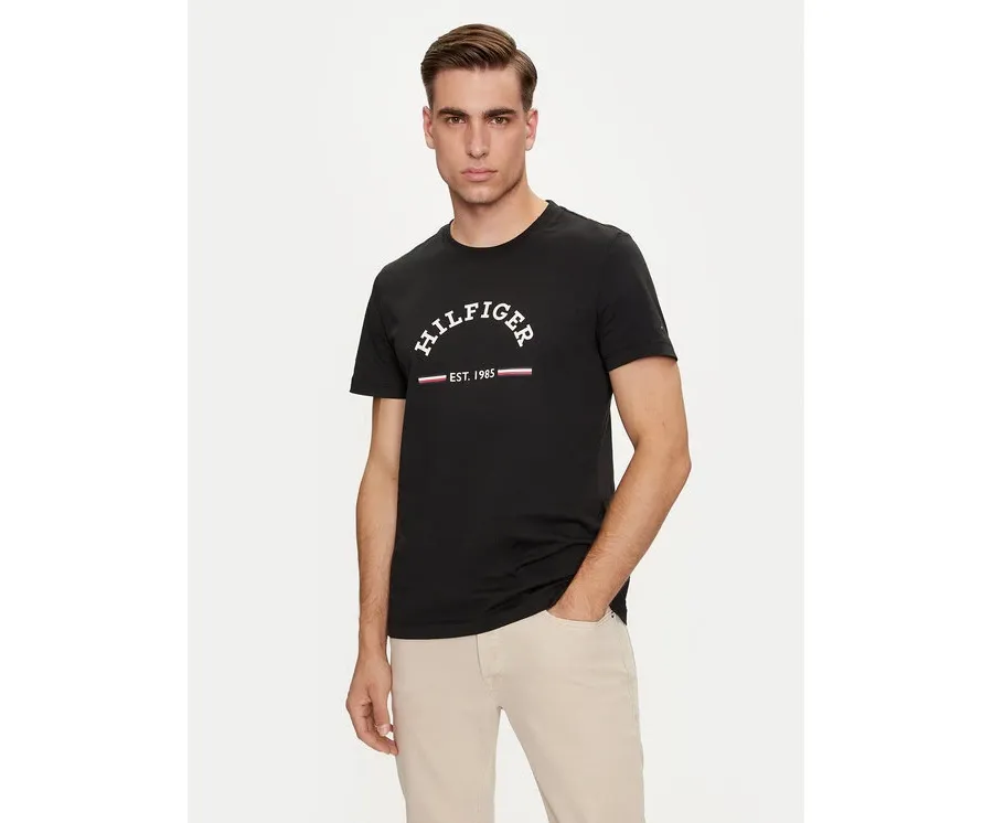 obrazek 1 Tommy Hilfiger T-Shirt Arch MW0MW35466 Czarny Slim Fit