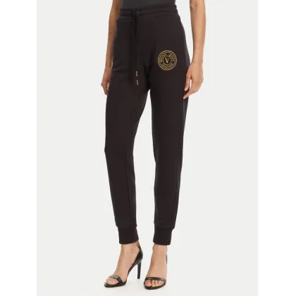 Zdjęcie Versace Jeans Couture Spodnie dresowe 78HAAT00 Czarny Regular Fit